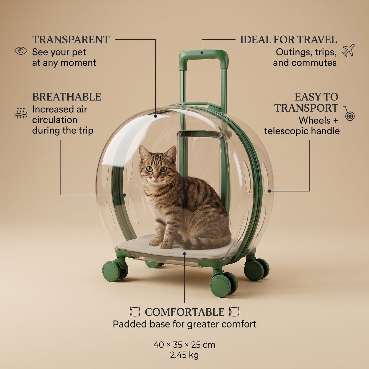 Bubble Pet Trolley